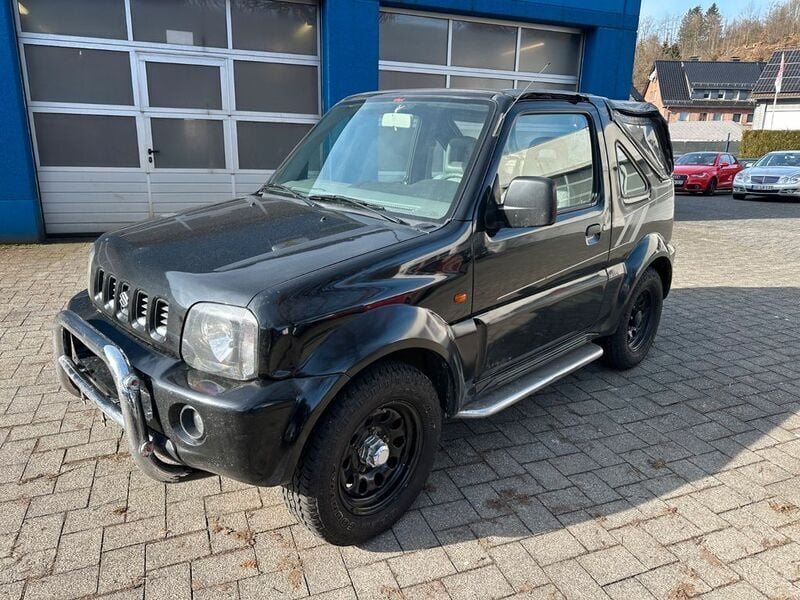 Schwarz Gebraucht 2002 Suzuki Jimny SUV | 4.499 € (Superpreis) - Bild 1/4