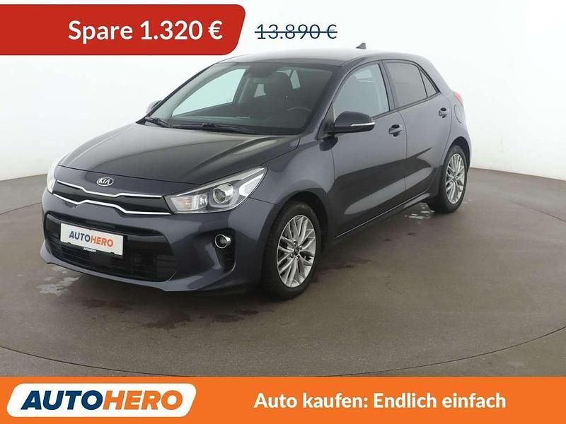 Platinum graphite Gebraucht 2020 Kia Rio DREAM-TEAM Edition Kleinwagen | 12.570 € (Fairer Preis) - Bild 1/3