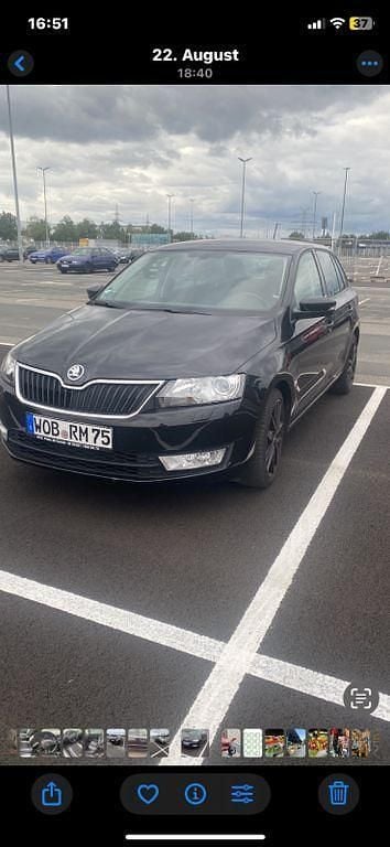 Schwarz Gebraucht 2017 Skoda Rapid Joy Limousine | 8.950 € (Superpreis) - Bild 1/4