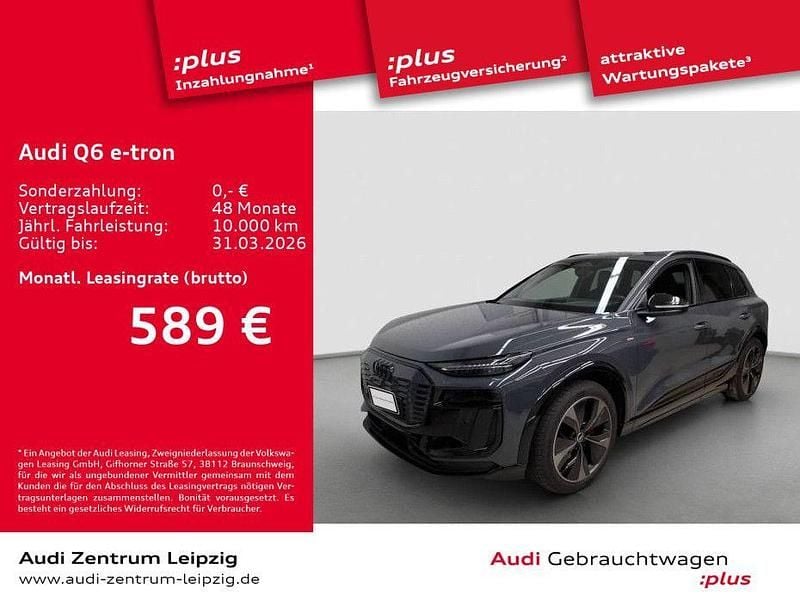 Gebraucht Audi Q6 e-tron Ambiente 284 kW (387 PS) 2024 Magnetgrau SUV