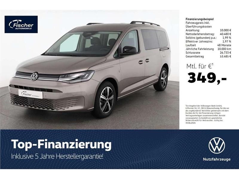 Neu VW Caddy Life 122 PS (89 kW) 2025 Mojave beige metallic Van / Kleinbus
