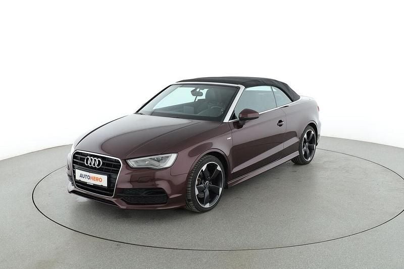 Violett Gebraucht 2014 Audi A3 Cabriolet S-Line Cabrio | 18.580 € (Fairer Preis) - Bild 1/3