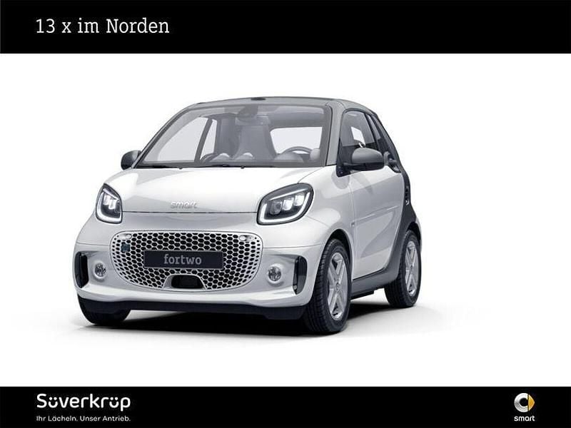 Weiß Gebraucht 2022 Smart ForTwo Electric Drive Passion Exclusive Cabrio | 14.690 € (Fairer Preis) - Bild 1/4