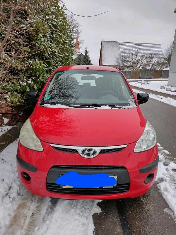 Rot Gebraucht 2008 Hyundai i10 Kleinwagen | 550 € - Bild 1/4