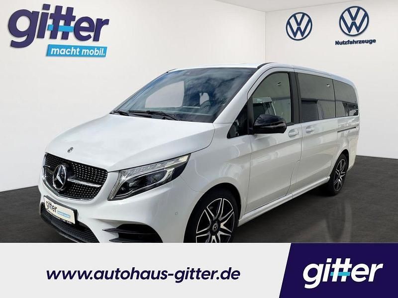 Bergkristallweiß metallic Gebraucht 2020 Mercedes V300 Van / Kleinbus | 48.995 € (Guter Preis) - Bild 1/4