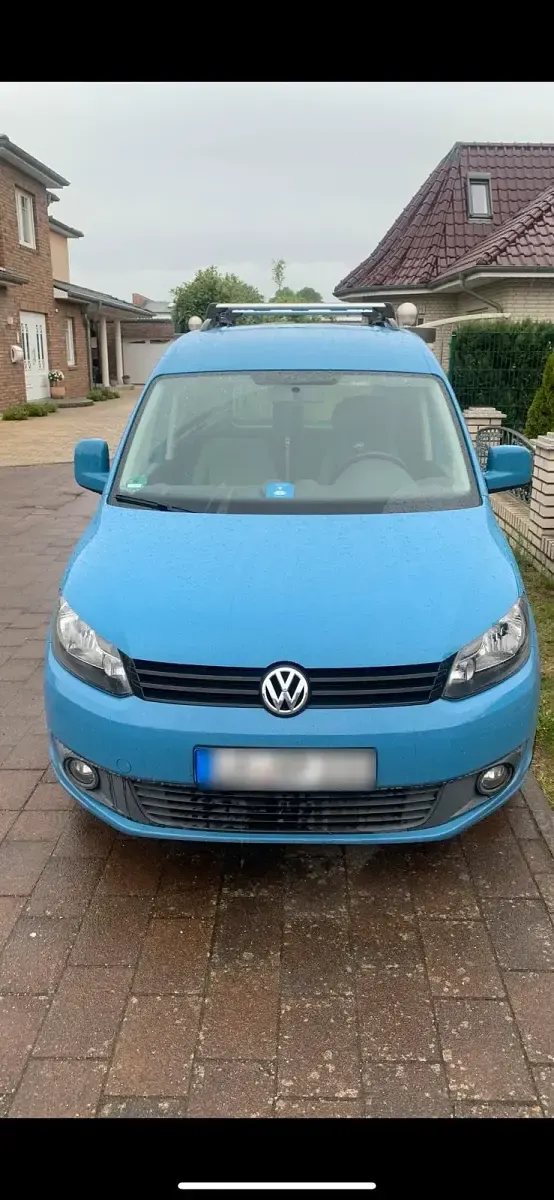 Gebraucht VW Caddy 110 PS (80 kW) 2012 Blau Van / Kleinbus