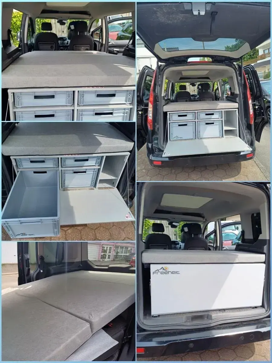 Gebraucht Ford Tourneo Connect 101 PS (74 kW) 2017 Schwarz Van / Kleinbus