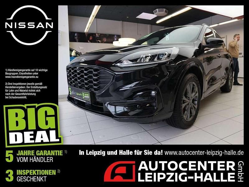 Obsidianschwarz metallic Gebraucht 2021 Ford Kuga ST-Line SUV | 22.690 € (Guter Preis) - Bild 1/4