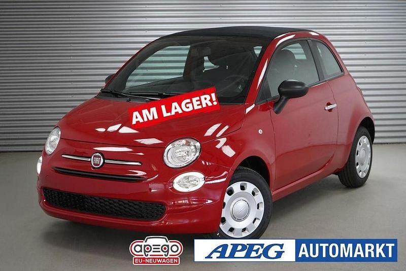 Rot/dach schwarz Neu 2024 Fiat 500C Cabrio | 16.990 € (Fairer Preis) - Bild 1/4