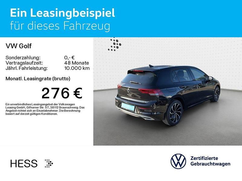 Gebraucht VW Golf VIII Move 150 PS (110 kW) 2023 Schwarz Limousine