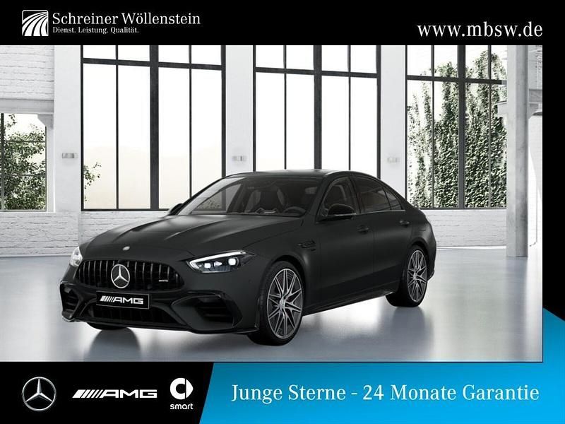 Grau manufaktur graphitgrau magno Gebraucht 2023 Mercedes C63 S E Performance AMG Limousine | 73.490 € - Bild 1/4