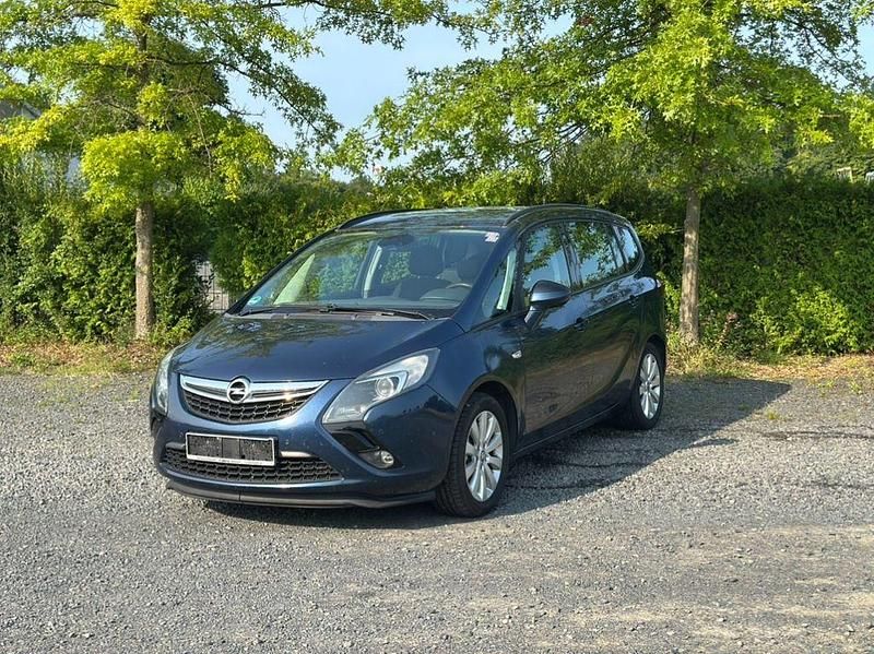 Blau Gebraucht 2012 Opel Zafira Edition Van / Kleinbus | 4.444 € (Guter Preis) - Bild 1/4