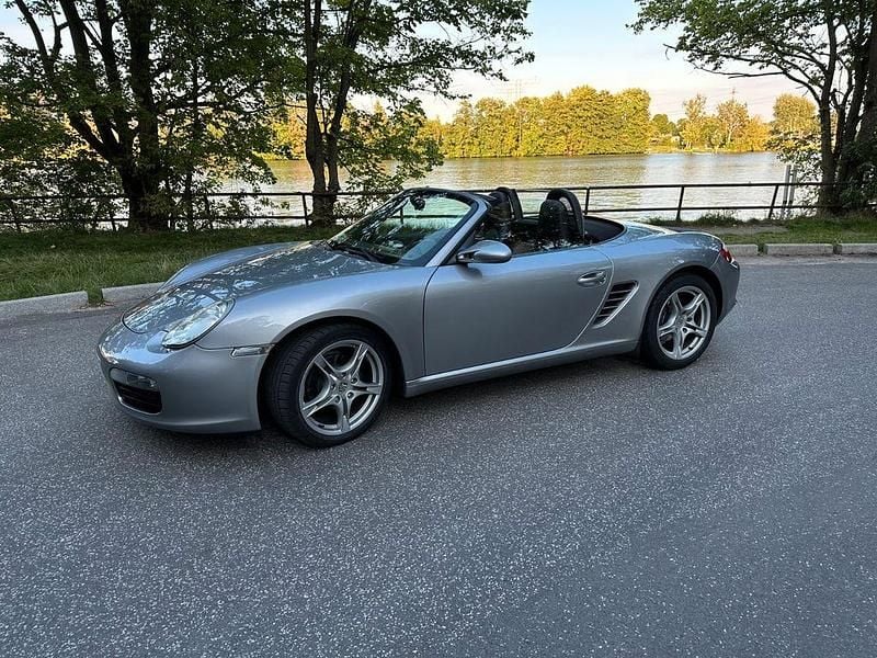Second-hand Porsche Boxster 245 CP (180 kW) 2009 Argintiu Cabrio