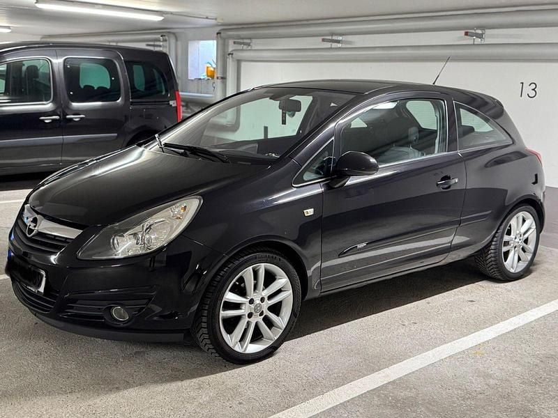 Gebraucht Opel Corsa 90 PS (66 kW) 2007 Schwarz Kleinwagen