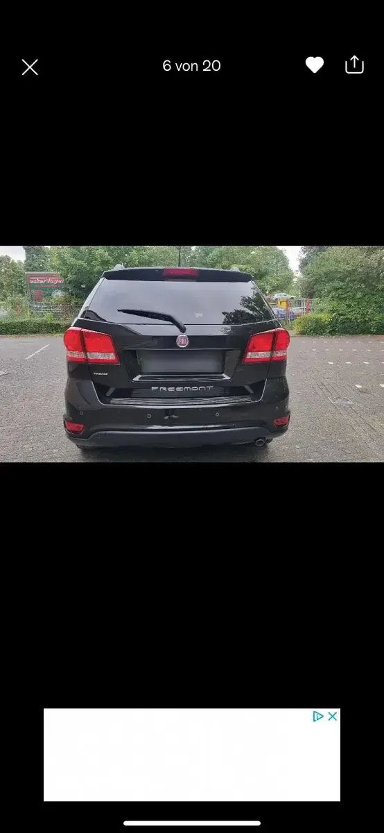 Gebraucht Fiat Freemont 150 PS (110 kW) 2015 Schwarz SUV