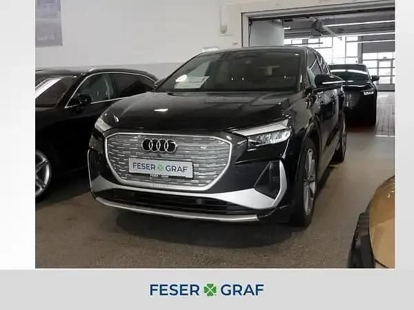 Mythosschwarz metallic Gebraucht 2022 Audi Q4 Sportback e-tron Ambiente SUV | 30.740 € (Guter Preis) - Bild 1/4
