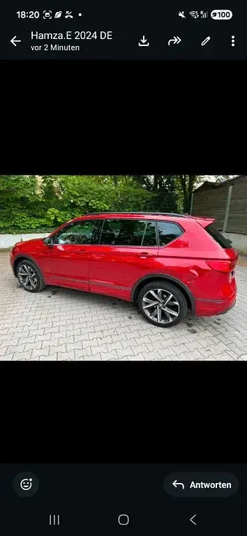 Gebraucht Seat Tarraco FR 150 PS (110 kW) 2022 Rot SUV