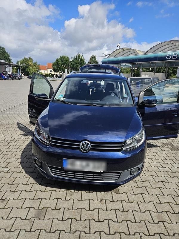 Gebraucht VW Touran 105 PS (77 kW) 2012 Blau Van / Kleinbus