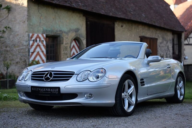 Silber Gebraucht 2005 Mercedes SL500 Cabrio | 25.000 € (Fairer Preis) - Bild 1/4