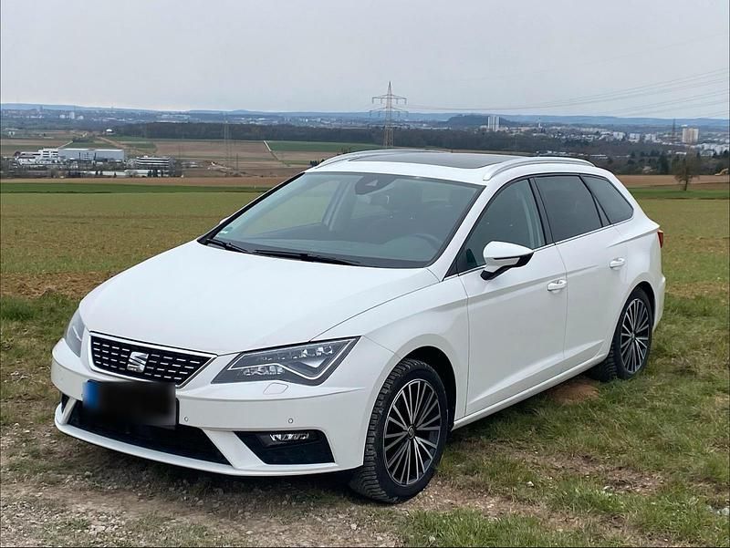 Usata Seat Leon 150 CV (110 kW) 2017 Bianco Station wagon