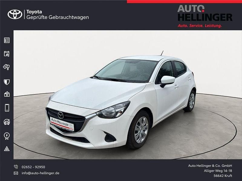 Weiß Gebraucht 2015 Mazda 2 Center-Line Limousine | 10.490 € (Fairer Preis) - Bild 1/4