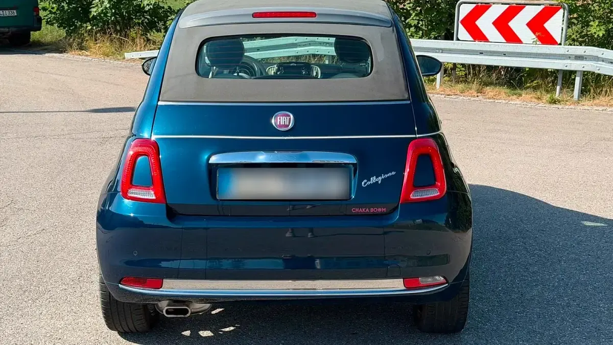 Gebraucht Fiat 500C Collezione 69 PS (50 kW) 2018 Blau Cabrio