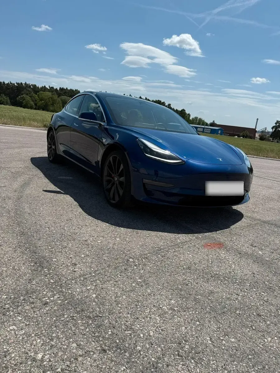 Gebraucht Tesla Model 3 Performance 377 kW (513 PS) 2020 Blau Limousine