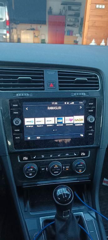 Gebraucht VW Golf VII Trendline 116 PS (85 kW) 2018 Blau Kombi