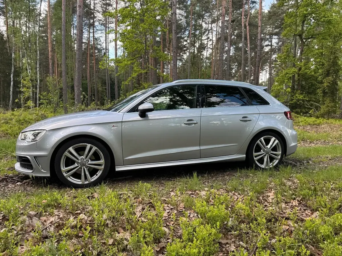 Gebraucht Audi A3 Sportback S-Line 110 PS (80 kW) 2015 Silber Kleinwagen
