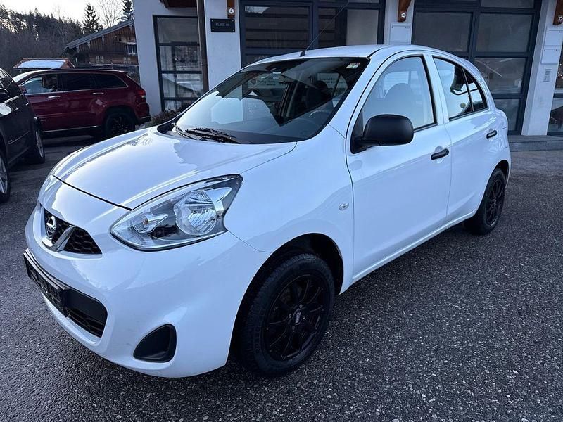 Weiß Gebraucht 2013 Nissan Micra Visia Limousine | 2.999 € (Fairer Preis) - Bild 1/4