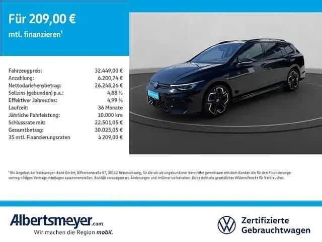 Blau Gebraucht 2024 VW Golf VIII R-line Kombi | 31.848 € (Fairer Preis) - Bild 1/3