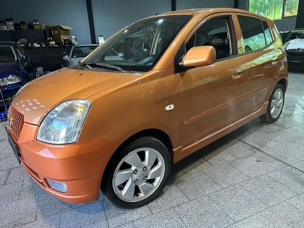 Gebraucht Kia Picanto EX 65 PS (47 kW) 2006 Orange Kleinwagen