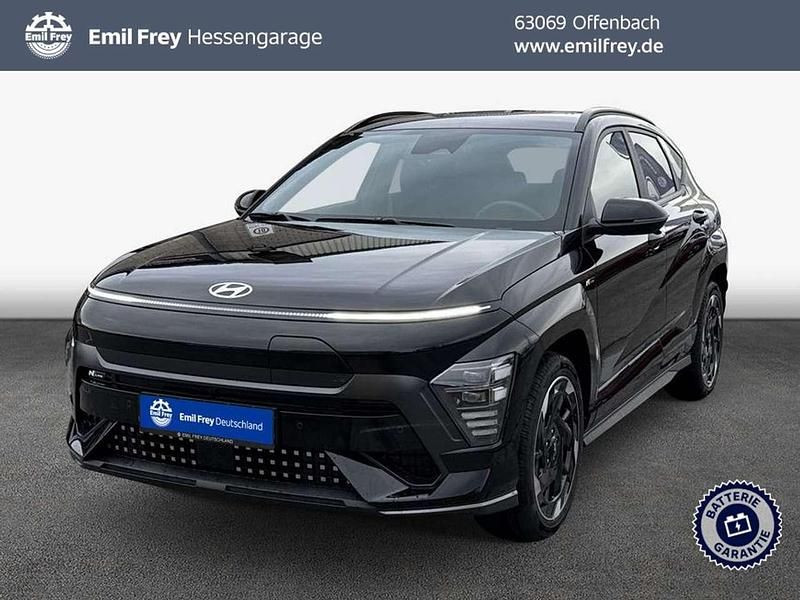 Schwarz Neu 2024 Hyundai Kona N Line SUV | 38.450 € (Fairer Preis) - Bild 1/3