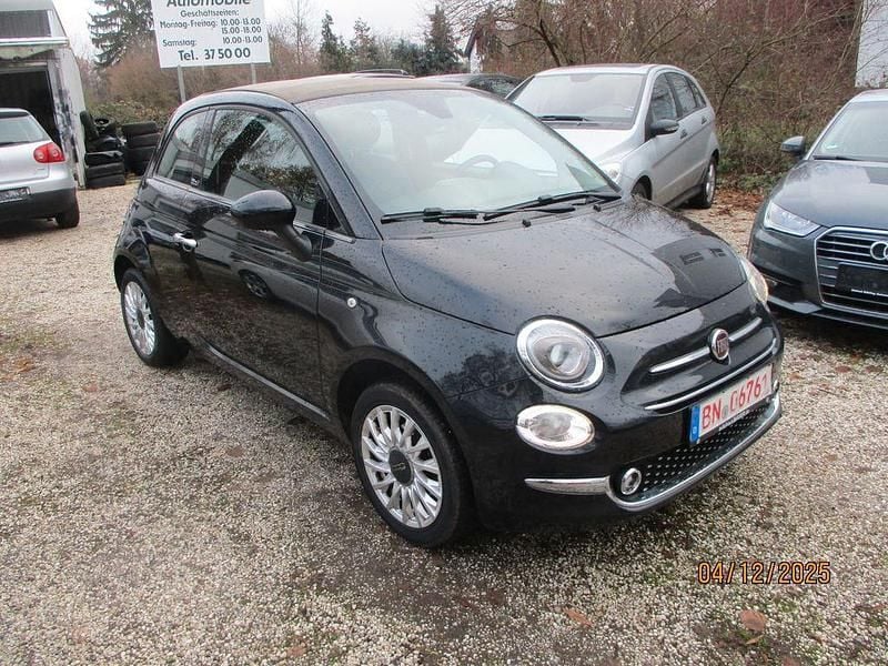 Schwarz Gebraucht 2016 Fiat 500 Lounge Cabrio | 6.600 € (Fairer Preis) - Bild 1/4