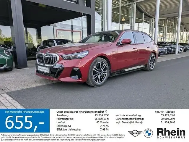 Gebraucht BMW 550e M Sport 313 PS (230 kW) 2025 Rot Kombi