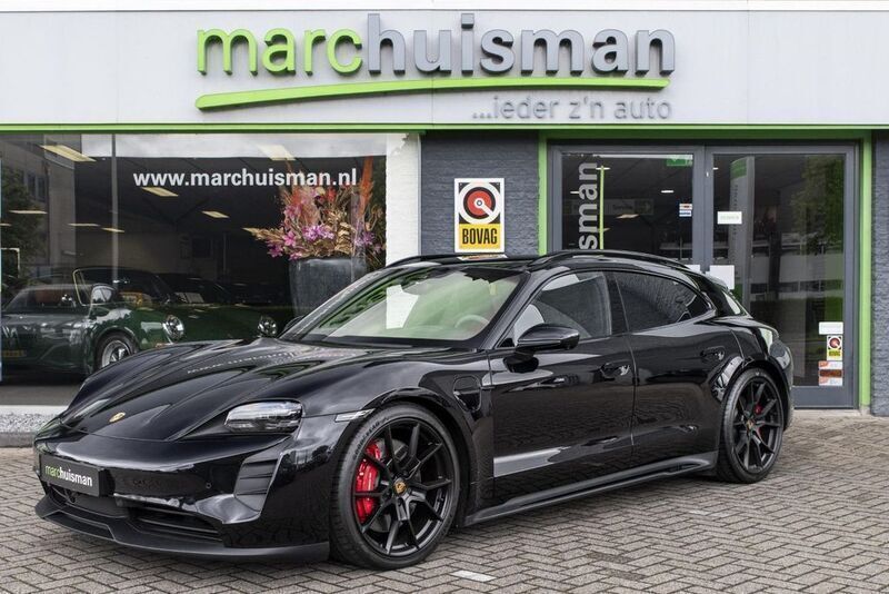 Schwarz Gebraucht 2023 Porsche Taycan Sport Turismo Limousine | 75.850 € (Superpreis) - Bild 1/4