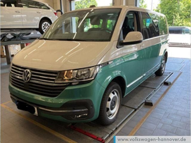 Candyweiß/bay leaf green meta Gebraucht 2022 VW T6.1 Comfortline Van | 46.990 € (Superpreis) - Bild 1/4