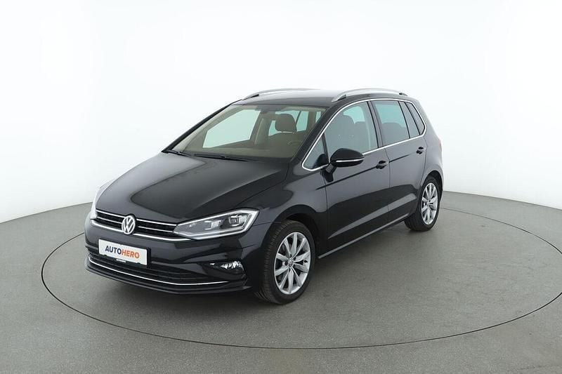 Schwarz Gebraucht 2018 VW Golf Sportsvan Highline Van / Kleinbus | 15.740 € (Guter Preis) - Bild 1/3