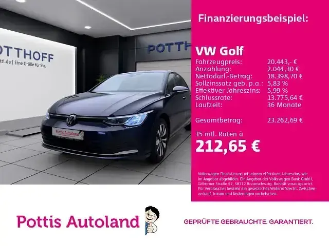 Gebraucht VW Golf VIII Move 116 PS (85 kW) 2023 Limousine