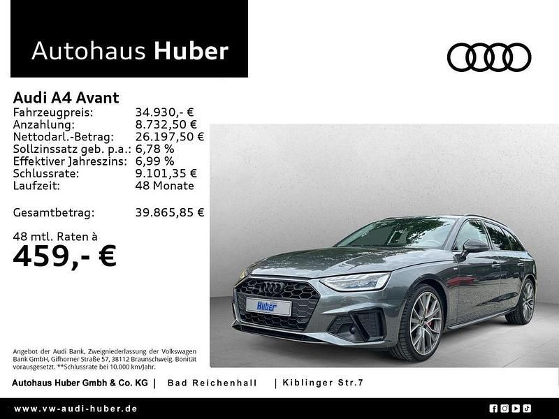 Grau Gebraucht 2022 Audi A4 Competition Kombi | 34.930 € (Fairer Preis) - Bild 1/4