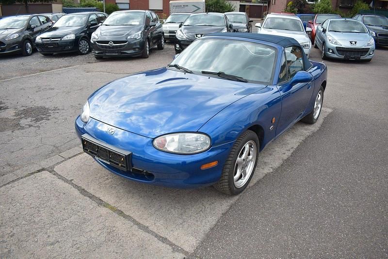 Blau Gebraucht 2000 Mazda MX5 Cabrio | 14.980 € - Bild 1/4