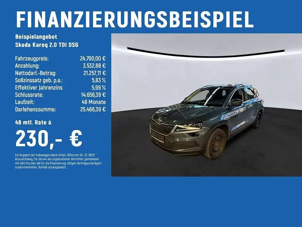 Gebraucht Skoda Karoq Ambition 150 PS (110 kW) 2022 Grau SUV
