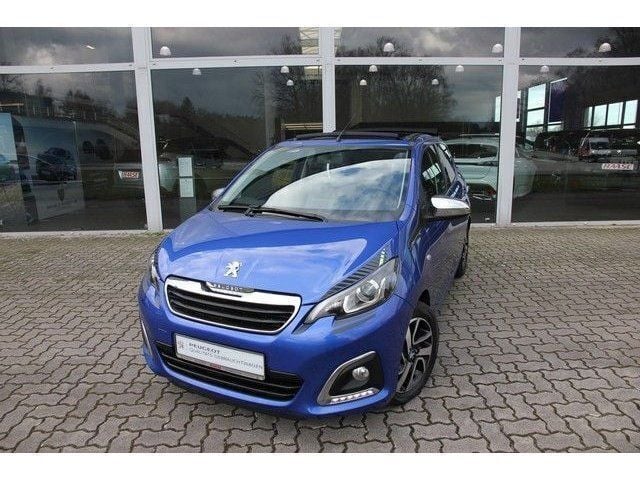 Blaumet. Gebraucht 2021 Peugeot 108 Top! Collection Kleinwagen | 12.490 € (Etwas zu teuer) - Bild 1/4