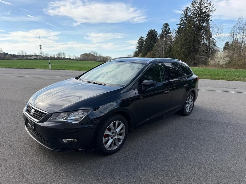 Usata Seat Leon ST 149 CV (109 kW) 2018 Nero Station wagon