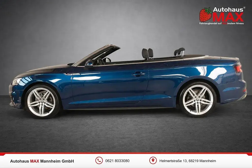 Gebraucht Audi A5 Cabriolet S-Line 190 PS (139 kW) 2018 Blau Cabrio