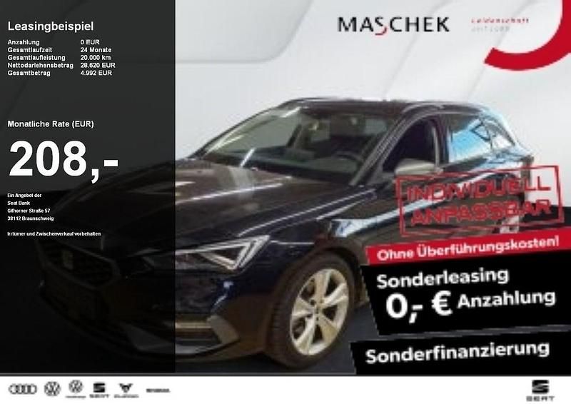 Midnight schwarz metallic Gebraucht 2024 Seat Leon ST FR Kombi | 26.840 € (Guter Preis) - Bild 1/4