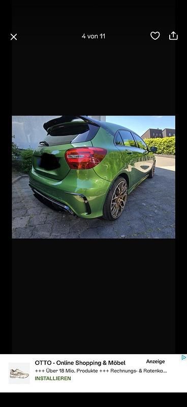 Gebraucht Mercedes A250 218 PS (160 kW) 2017 Grün Kleinwagen