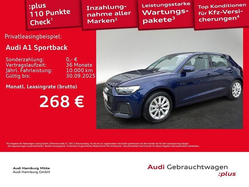 Navarrablau metallic Gebraucht 2023 Audi A1 Sportback Advanced Kleinwagen | 22.990 € (Fairer Preis) - Bild 1/3