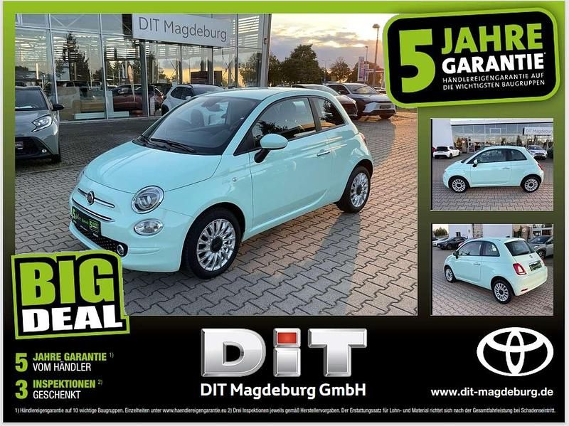 Lattementa grün) Gebraucht 2021 Fiat 500 Lounge Kleinwagen | 10.790 € (Guter Preis) - Bild 1/4