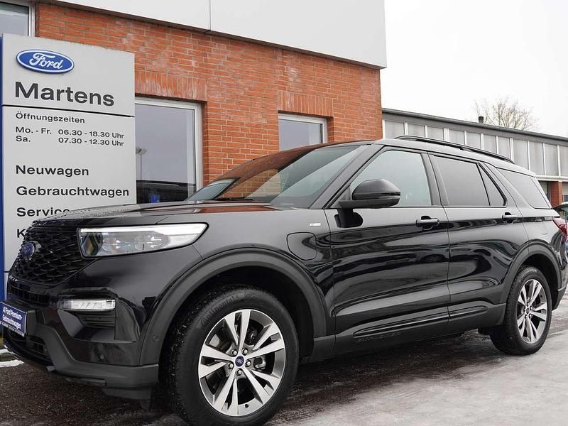 Obsidianschwarz metallic Gebraucht 2021 Ford Explorer ST-Line SUV | 40.900 € (Superpreis) - Bild 1/4